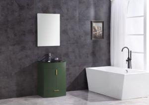 Legion Furniture 24" VOGUE GREEN BATHROOM VANITY - PVC WTM8130-24-VG-PVC