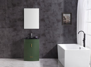 Legion Furniture 24" VOGUE GREEN BATHROOM VANITY - PVC WTM8130-24-VG-PVC