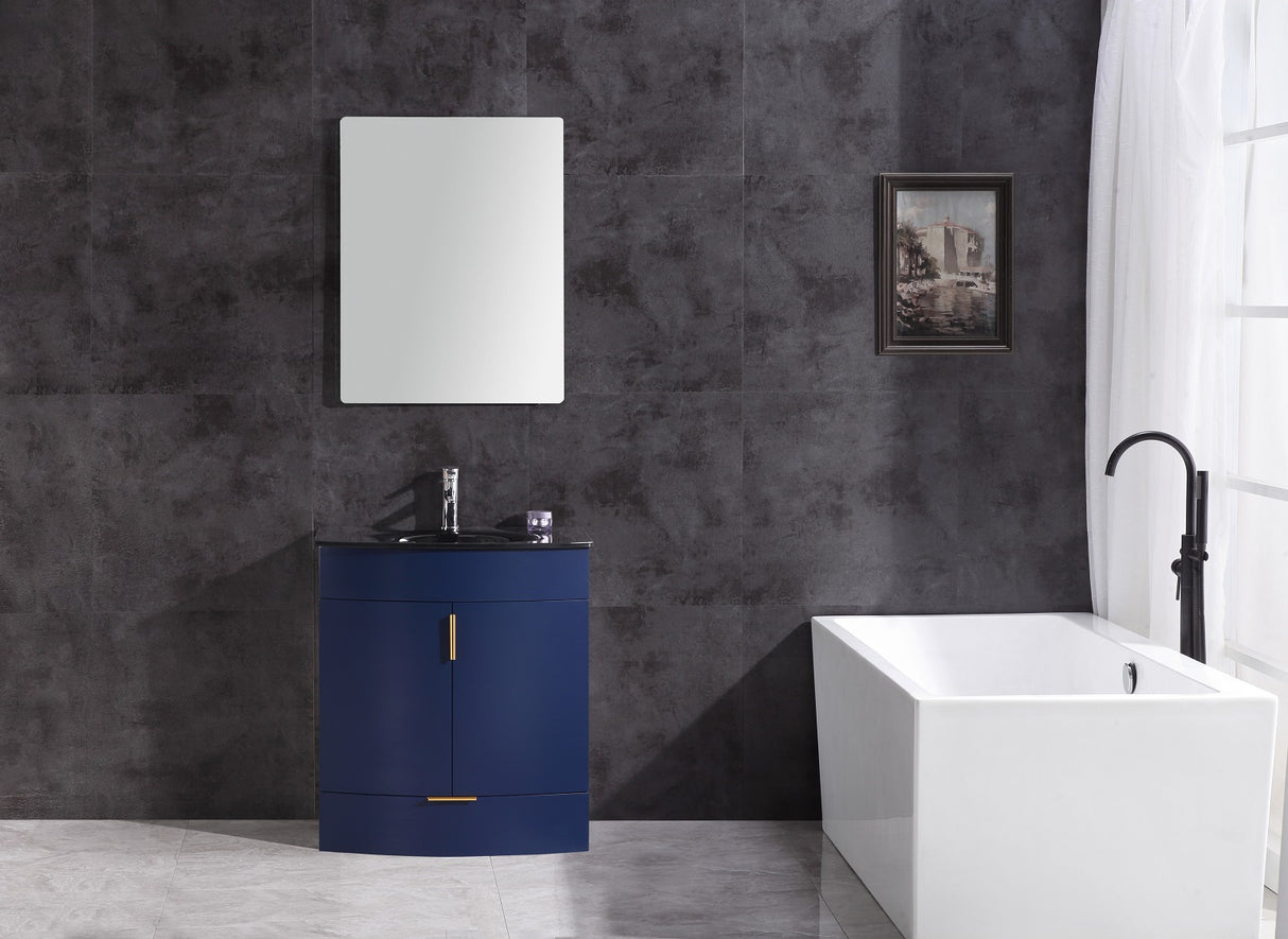 Legion Furniture 30" BLUE BATHROOM VANITY - PVC WTM8130-30-B-PVC