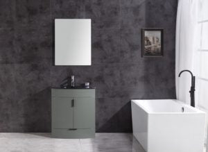 Legion Furniture 24" PEWTER GREEN BATHROOM VANITY - PVC WTM8130-24-PG-PVC