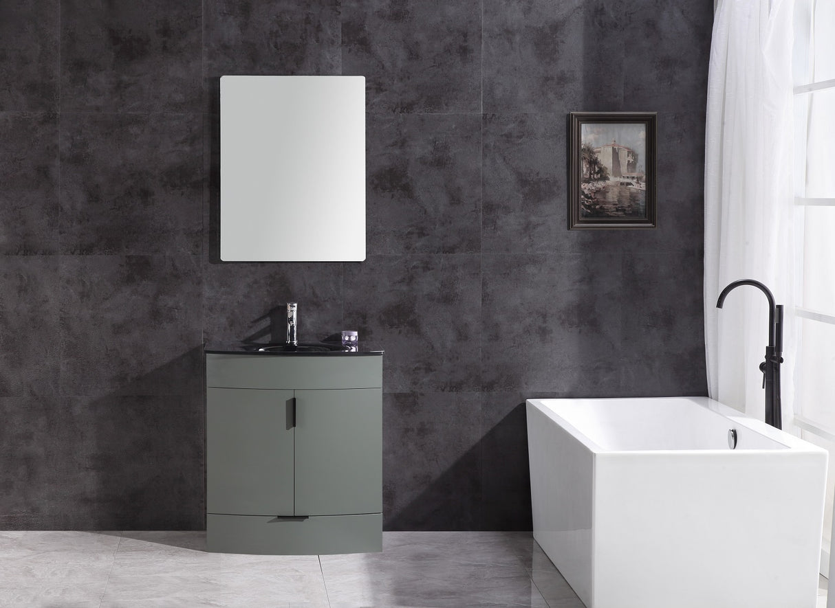 Legion Furniture 24" PEWTER GREEN BATHROOM VANITY - PVC WTM8130-24-PG-PVC