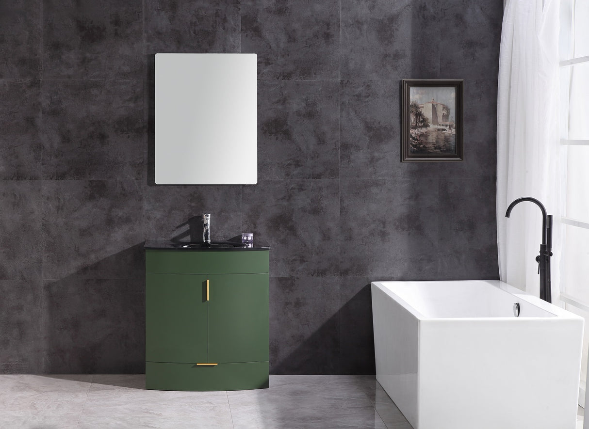 Legion Furniture 30" VOGUE GREEN BATHROOM VANITY - PVC WTM8130-30-VG-PVC