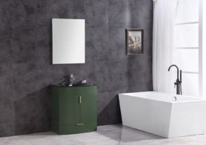 Legion Furniture 30" VOGUE GREEN BATHROOM VANITY - PVC WTM8130-30-VG-PVC