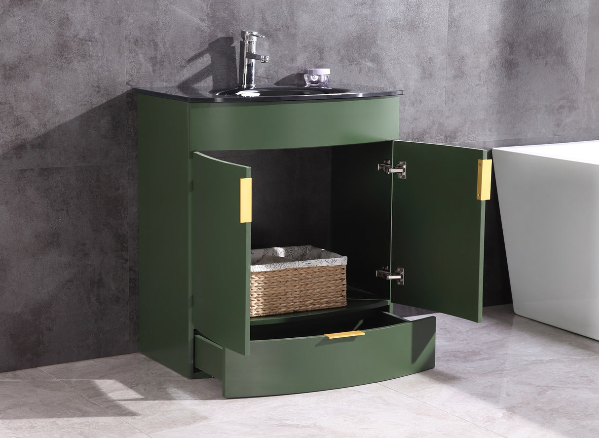 Legion Furniture 30" VOGUE GREEN BATHROOM VANITY - PVC WTM8130-30-VG-PVC
