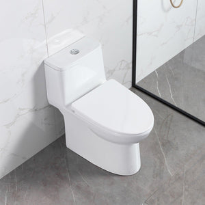 Blossom T9 03 Sleek One-Piece Toilet with Dual-Mode Flushing & ADA Height