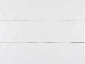 Roca Tile Usa Inc Elegant Ideas 3X12 Artesano White Glossy Ceramic Wall Tile - Uarwhimg312