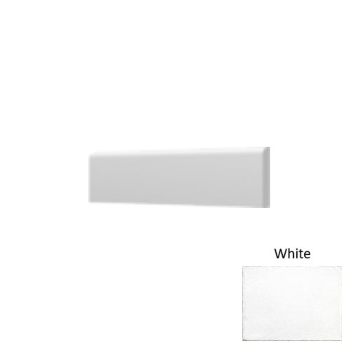 Roca Tile Usa Inc Roca Tile Usa S4269 Olaria White 2X6 Ceramic Wall Bullnose Olw081-S4269