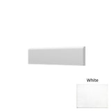 Roca Tile Usa Inc Roca Tile Usa S4269 Olaria White 2X6 Ceramic Wall Bullnose Olw081-S4269