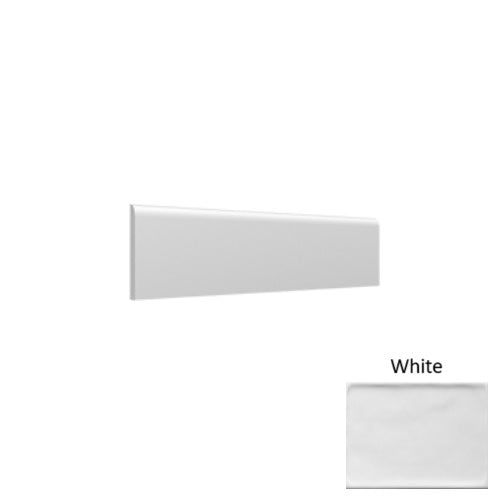 Roca Tile Usa Inc Elegant Ideas Usa Flow White 3X12 Ceramic Wall Bullnose Flowh17-S4312