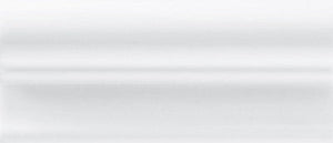 Roca Tile Usa Inc United States Ceramic Tile 2 1/2 X 6 Victorian Chair Rail U081 White Ice Bright Ceramic Wall Trim U081-Victorian