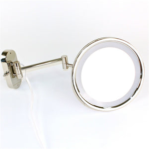 Lighted Makeup Mirror, Wall Mounted