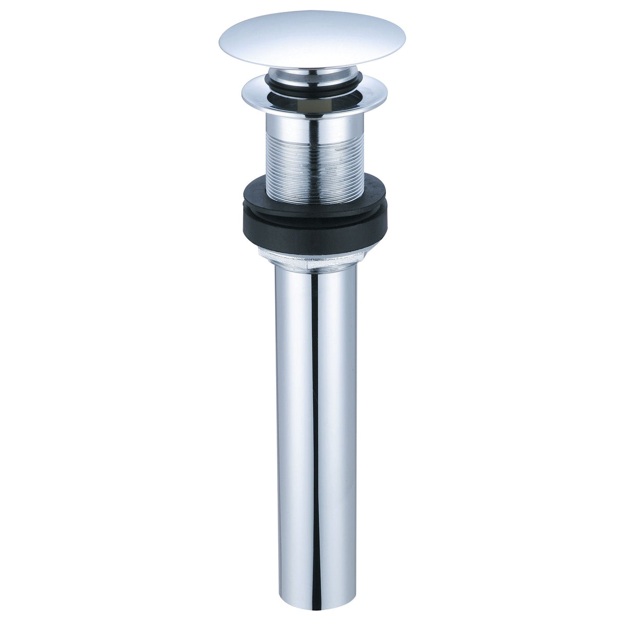 Pioneer X-6300011 Push Down Drain With Overflow in Polished Chrome