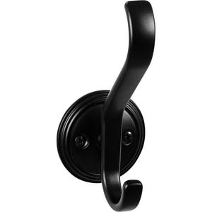 Top Knobs TK1062 Reeded Hook 4 11/16 Inch - Flat Black