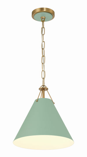 Xavier 1 Light Matte Black Mini Pendant XAV-B8301-MK