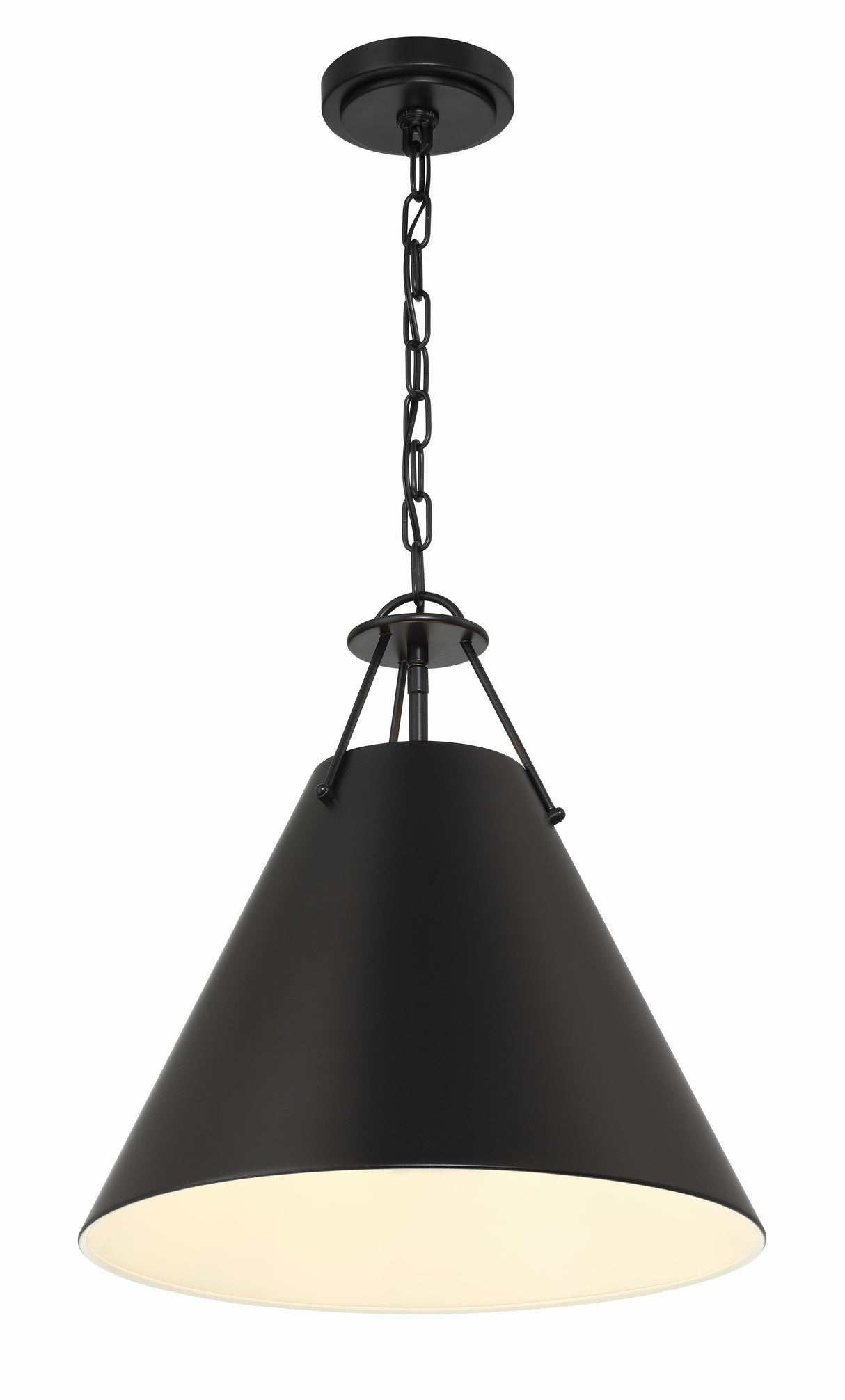 Xavier 3 Light Matte Black Pendant XAV-B8305-MK