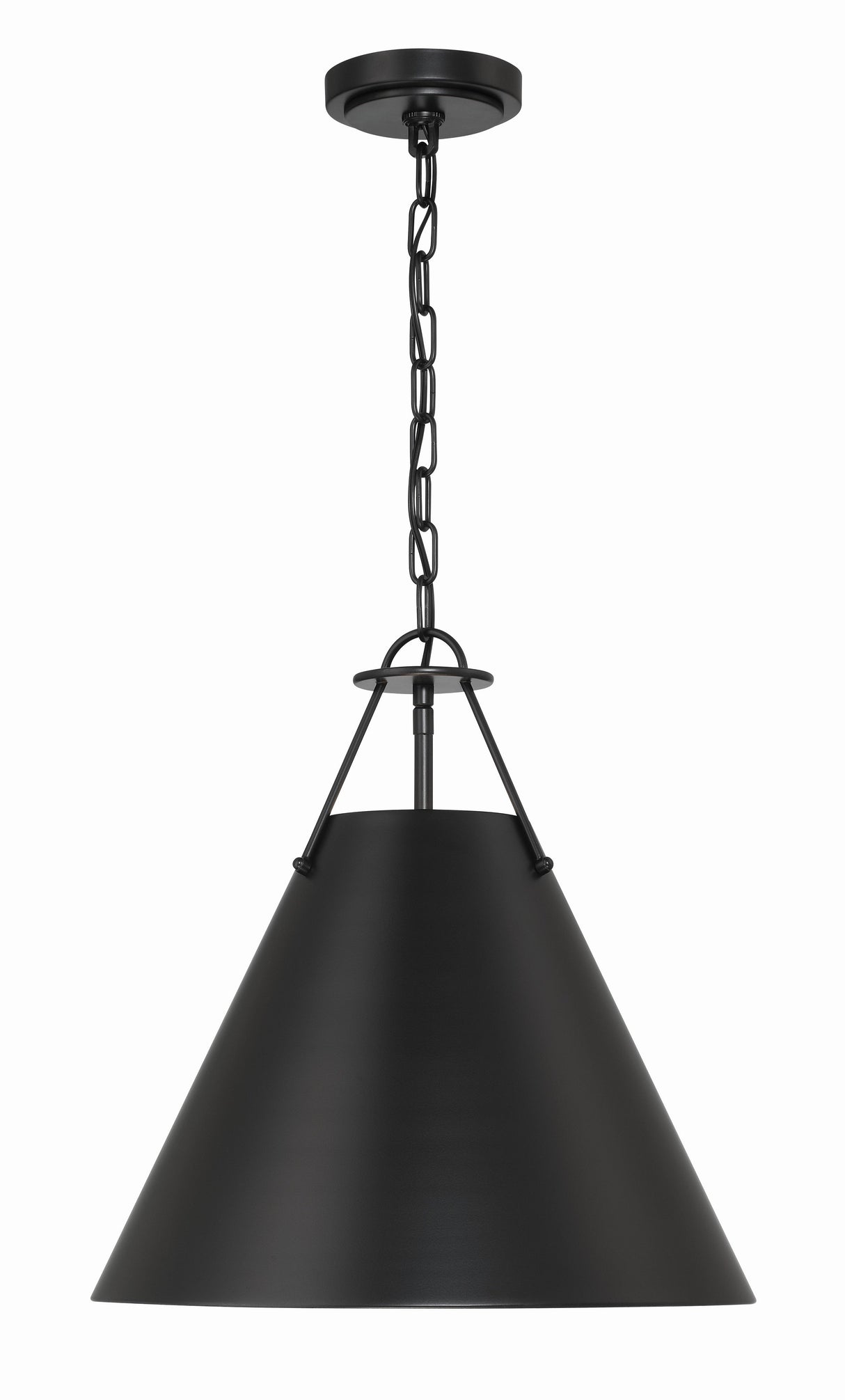 Xavier 3 Light Matte Black Pendant XAV-B8305-MK