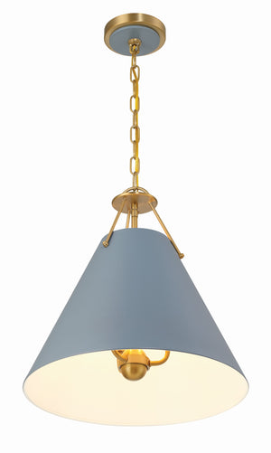 Xavier 3 Light Matte Black Pendant XAV-B8305-MK