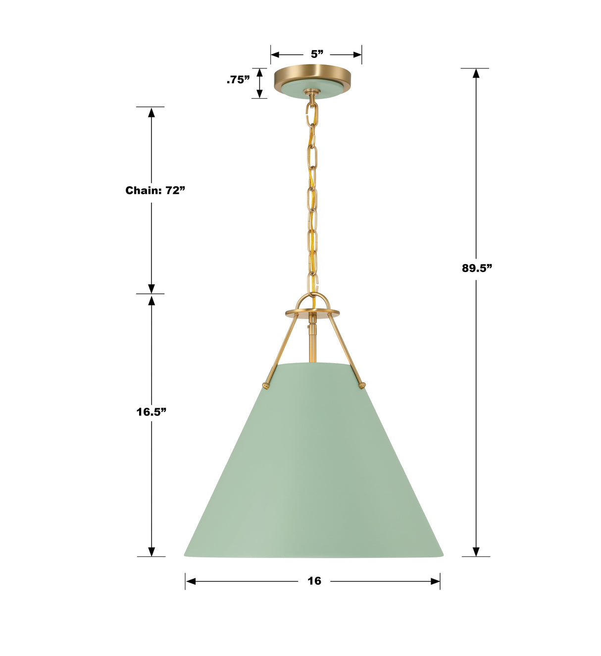 Xavier 3 Light Matte Black Pendant XAV-B8305-MK