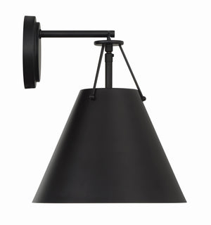 Xavier 1 Light Matte Black Sconce XAV-B8311-MK