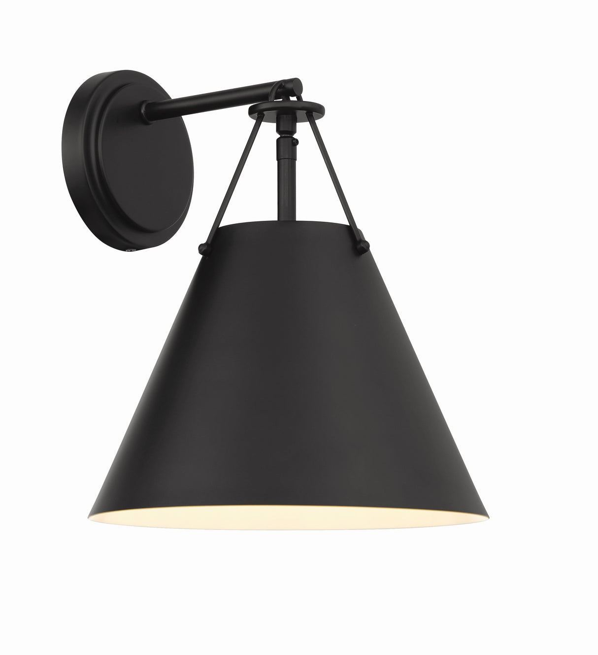 Xavier 1 Light Matte Black Sconce XAV-B8311-MK