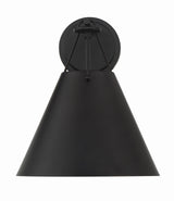 Xavier 1 Light Matte Black Sconce XAV-B8311-MK