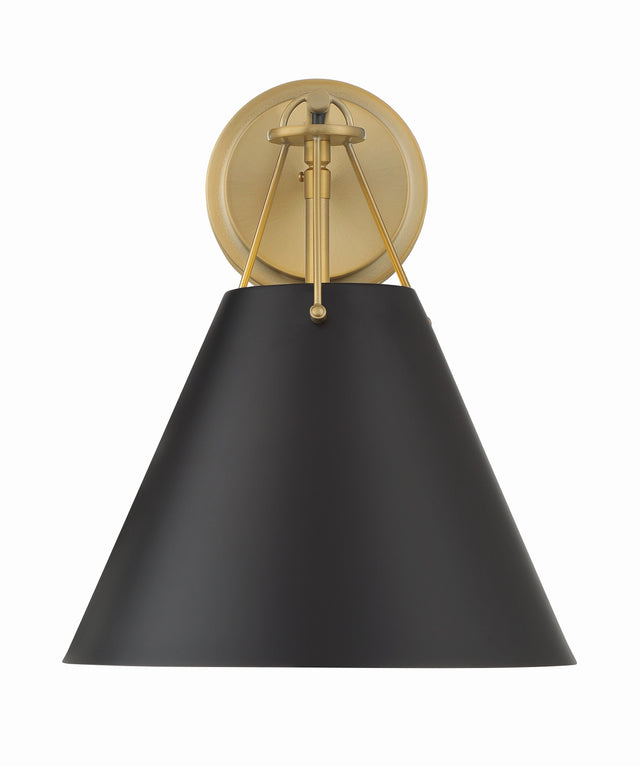 Xavier 1 Light Matte Black Sconce XAV-B8311-MK