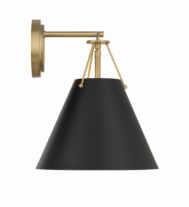 Xavier 1 Light Matte Black Sconce XAV-B8311-MK