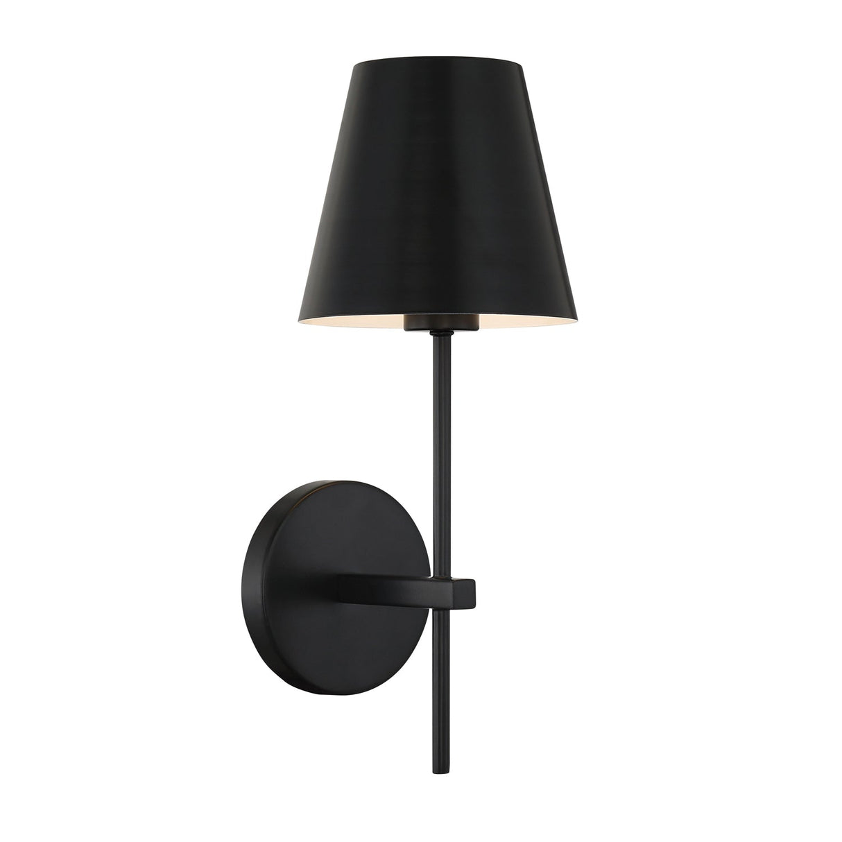 Xavier 1 Light Matte Black Sconce XAV-B8321-MK