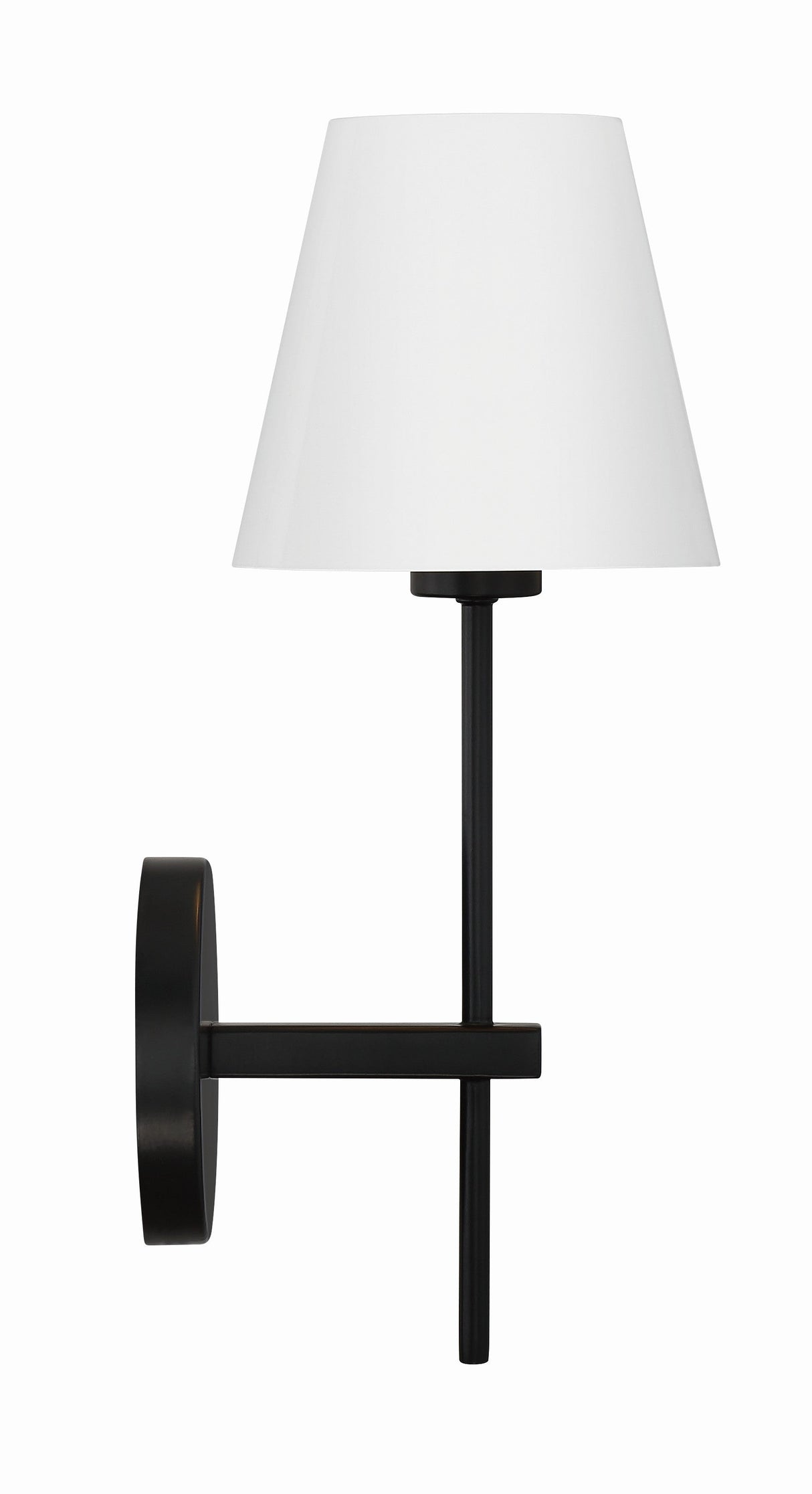 Xavier 1 Light Matte Black Sconce XAV-B8321-MK