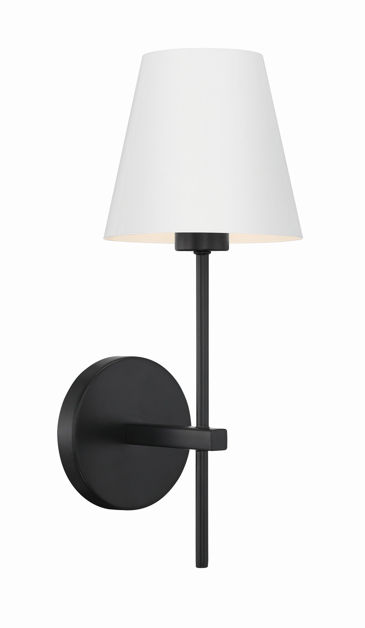 Xavier 1 Light Matte Black Sconce XAV-B8321-MK