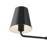 Xavier 2 Light Matte Black Chandelier XAV-B9302-MK