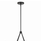 Xavier 4 Light Matte Black Chandelier XAV-B9304-MK