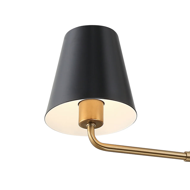 Xavier 6 Light Matte Black Chandelier XAV-B9306-MK