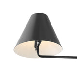 Xavier 4 Light Matte Black Chandelier XAV-B9307-MK