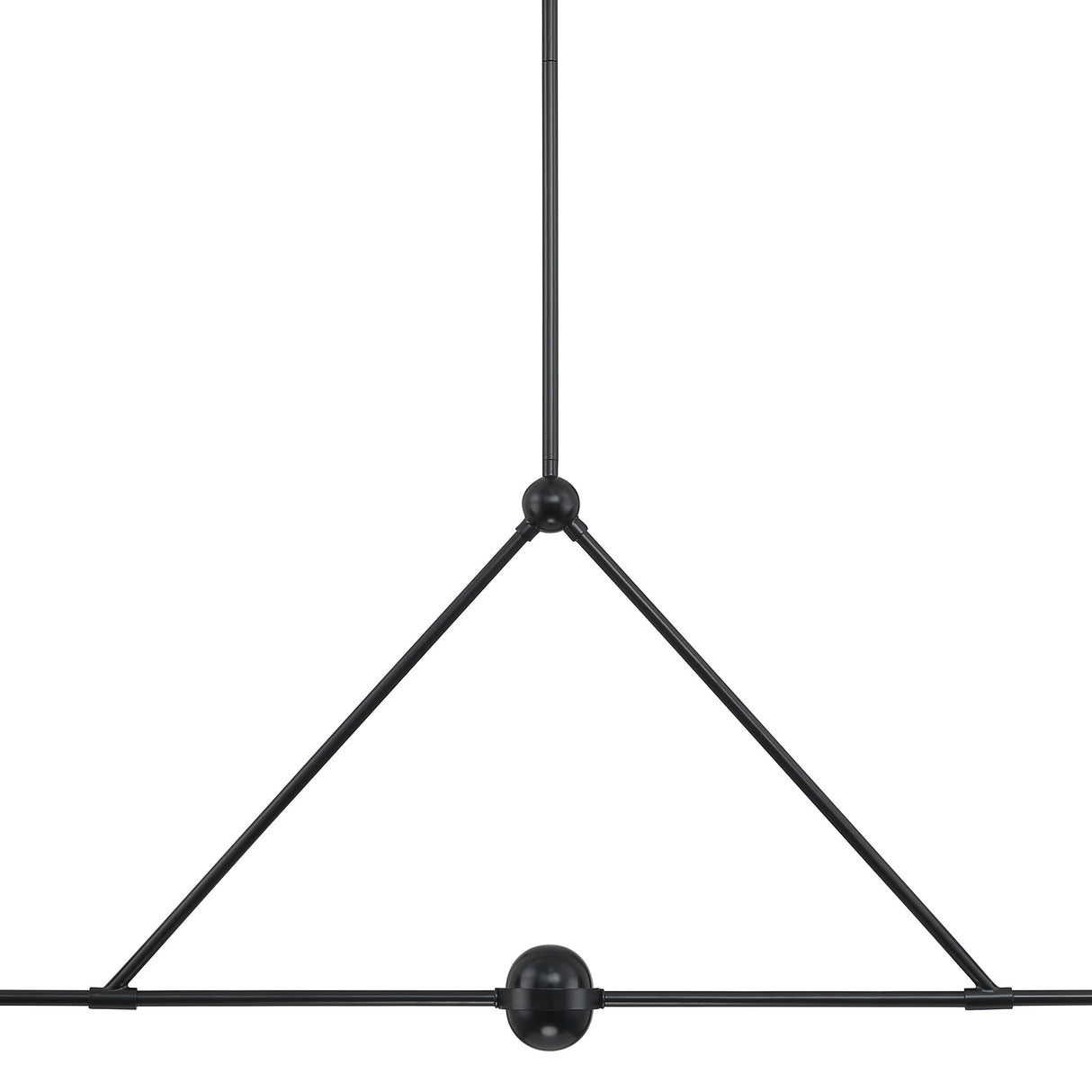 Xavier 4 Light Matte Black Chandelier XAV-B9307-MK