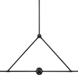 Xavier 4 Light Matte Black Chandelier XAV-B9307-MK