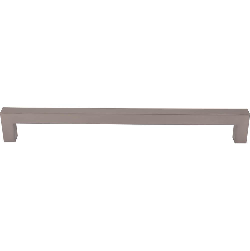 Top Knobs TK164 Square Appliance Pull 12" - Ash Gray