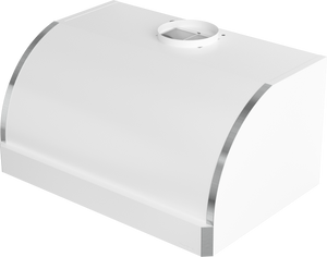 Vent-A-Hood XRH18-254 WH 54" 600 CFM Professional Convex Wall Mount Range Hood with Magic Lung Blower, White