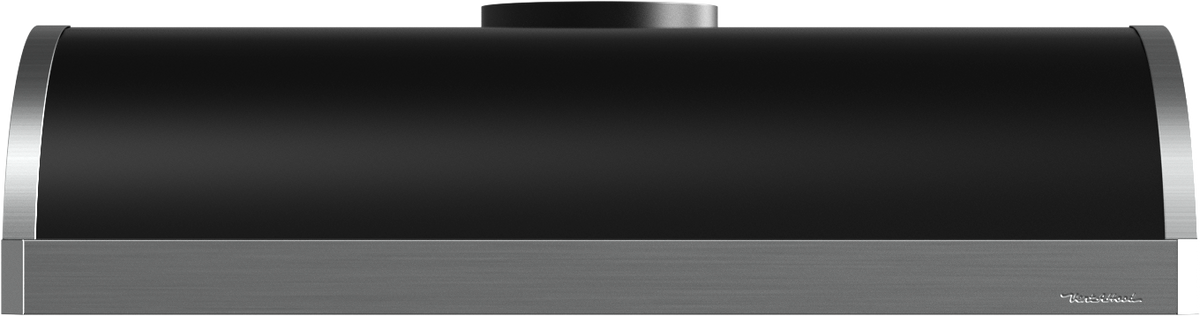 Vent-A-Hood XRH9-148 BC 48" 300 CFM Professional Convex Under Cabinet Range Hood with Magic Lung Blower, Black Carbide