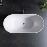 New England Home Goods 61" Icon Freestanding acrylic bathtub