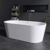 New England Home Goods 67" Lumina Freestanding acrylic bathtub