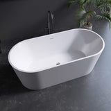 New England Home Goods 67" Lumina Freestanding acrylic bathtub