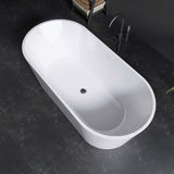 New England Home Goods 67" Lumina Freestanding acrylic bathtub