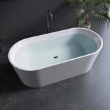 New England Home Goods 67" Lumina Freestanding acrylic bathtub