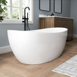 New England Home Goods 61" Ethos Freestanding acrylic bathtub