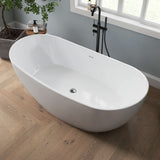 New England Home Goods 66" Ethos Freestanding acrylic bathtub