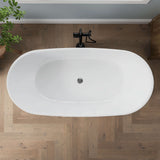 New England Home Goods 66" Ethos Freestanding acrylic bathtub