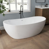 New England Home Goods 66" Ethos Freestanding acrylic bathtub