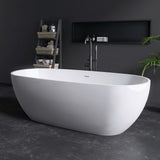 New England Home Goods 71" Form Freestanding acrylic bathtub