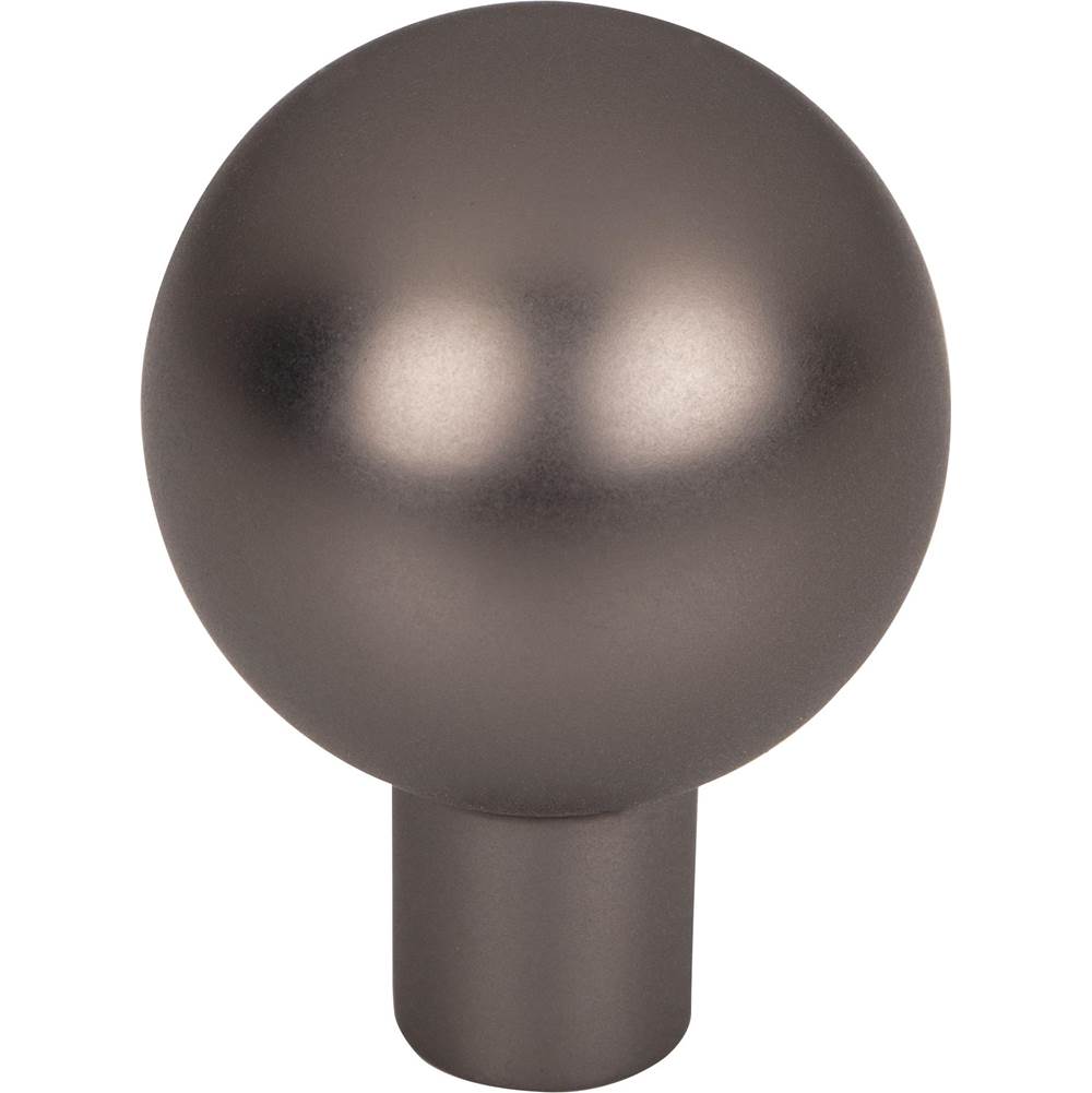 Top Knobs TK761 Brookline Knob 1 Inch - Ash Gray